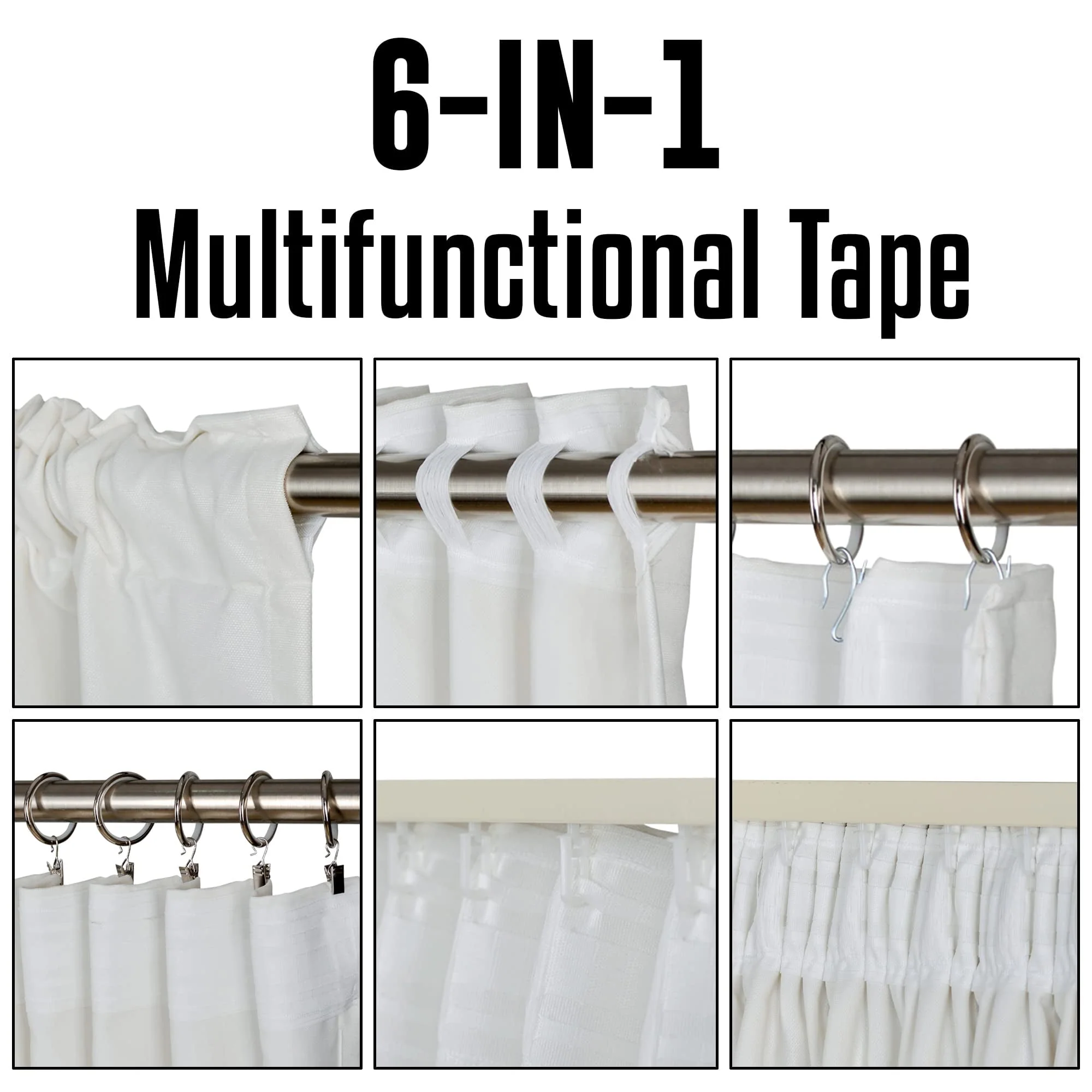 3S Brother's White Linen Look Extra Long Set of 2 Panels Sheer Curtains Rod Pocket & Back Tab Home Décor Window Custom Made Drapes 10-30 Ft. Long -Made in Turkey Each Panel (52