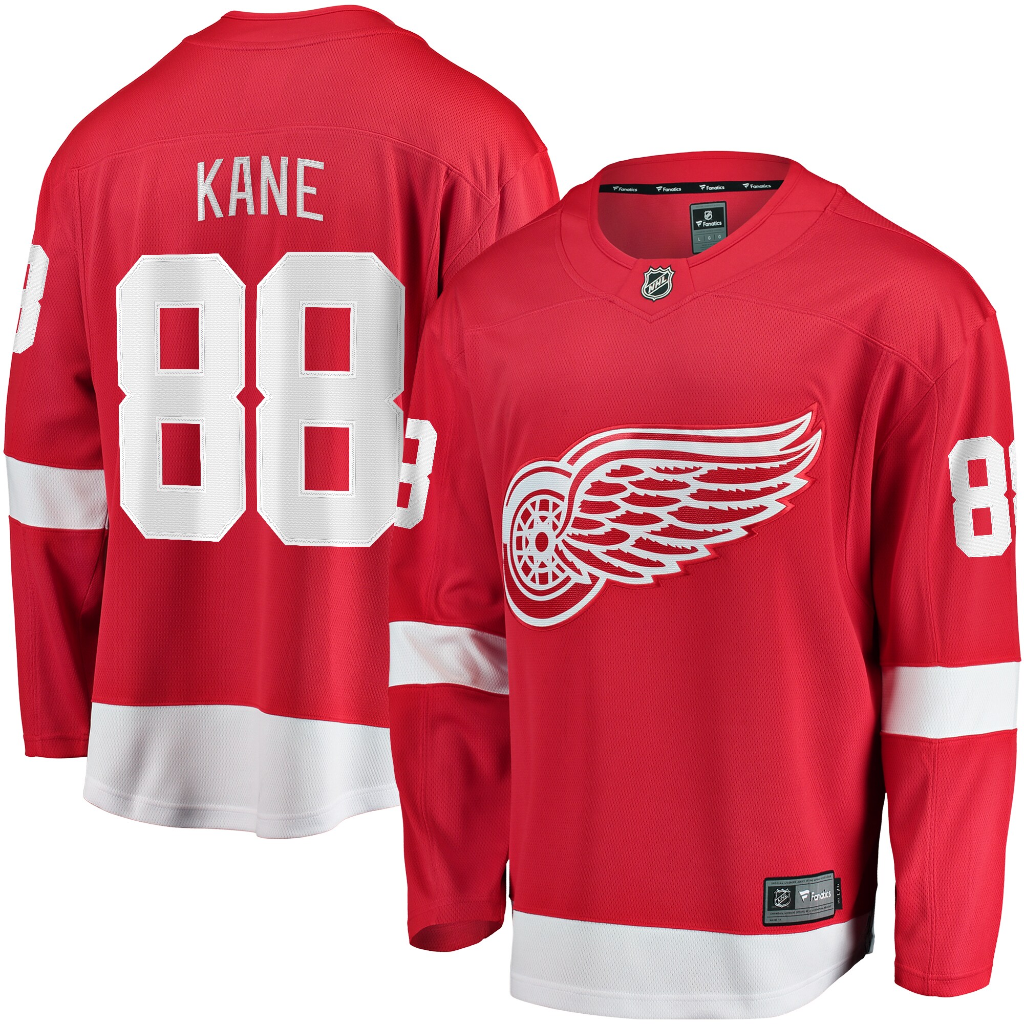 Patrick Kane Detroit Red Wings Fanatics Home Breakaway   Jersey – Red