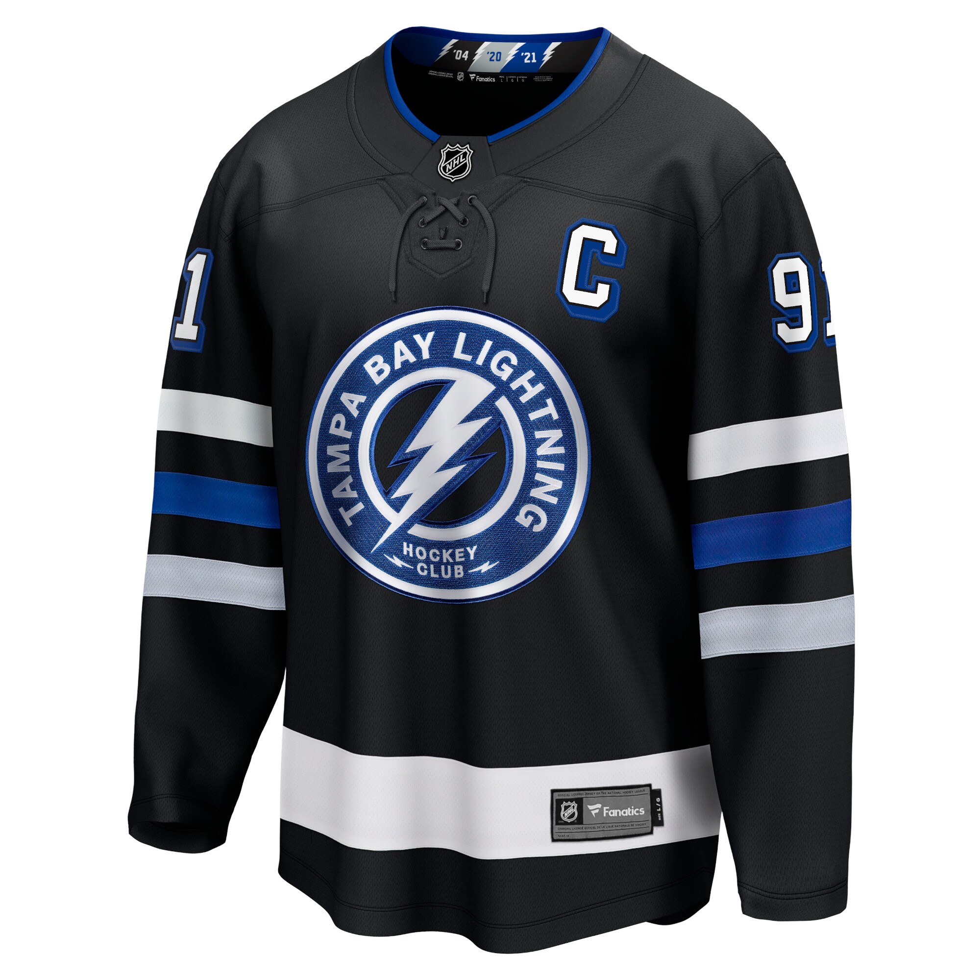 Steven Stamkos Tampa Bay Lightning Fanatics Alternate Premier Breakaway   Jersey – Black