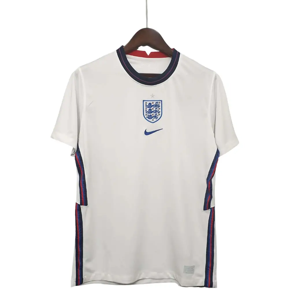2020 England Soccer Jersey White Home - Fans Edition
