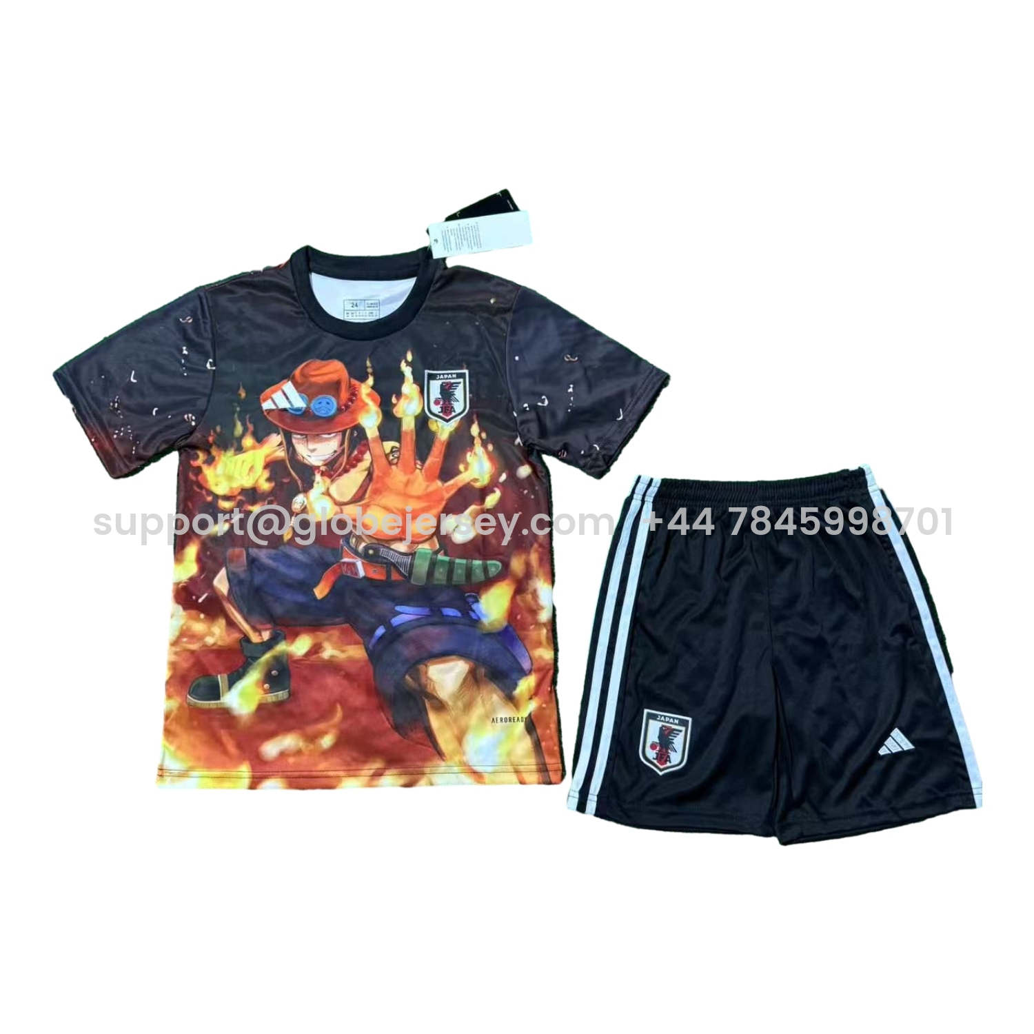 Japan 25-26 Fire Boy Ace Black Special Kids Kit