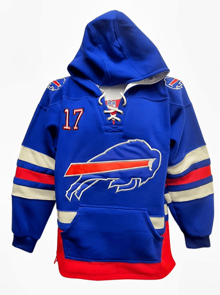 Buffalo Bills #17 Josh Allen Hoodie Jersey