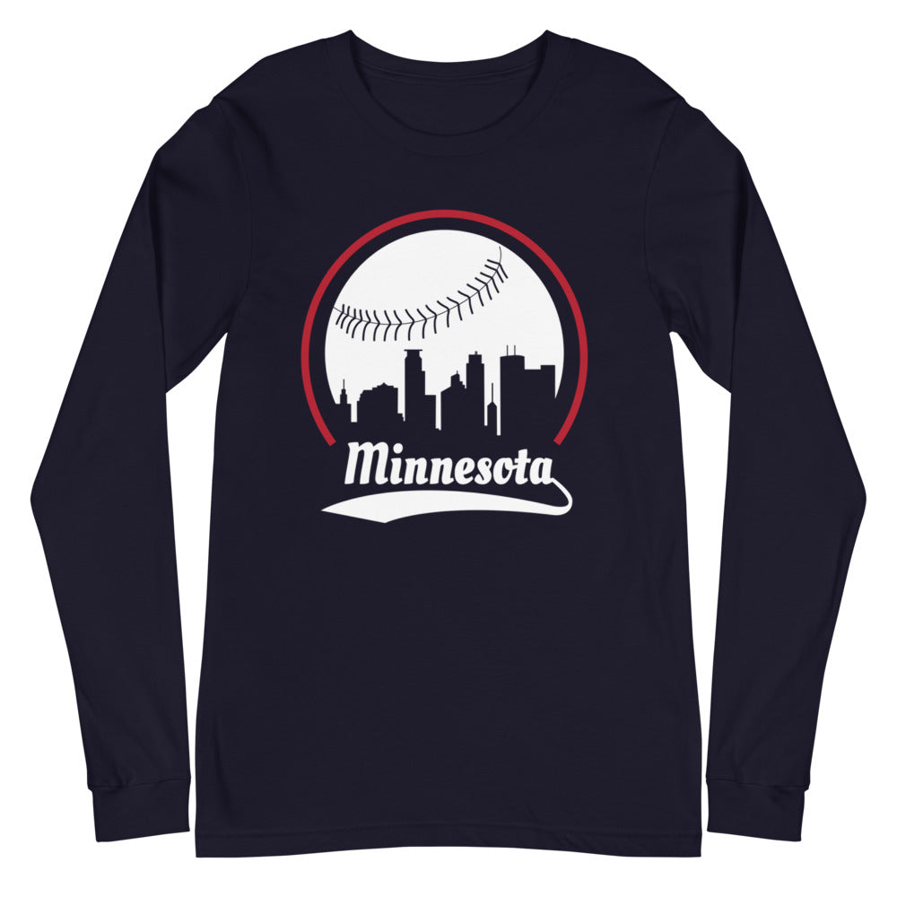 Unisex Minnesota Twins Baseball Long Sleeve Tee Shirt