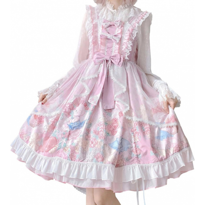 Teens Lolita Princess Party Dress Kawaii Bunny