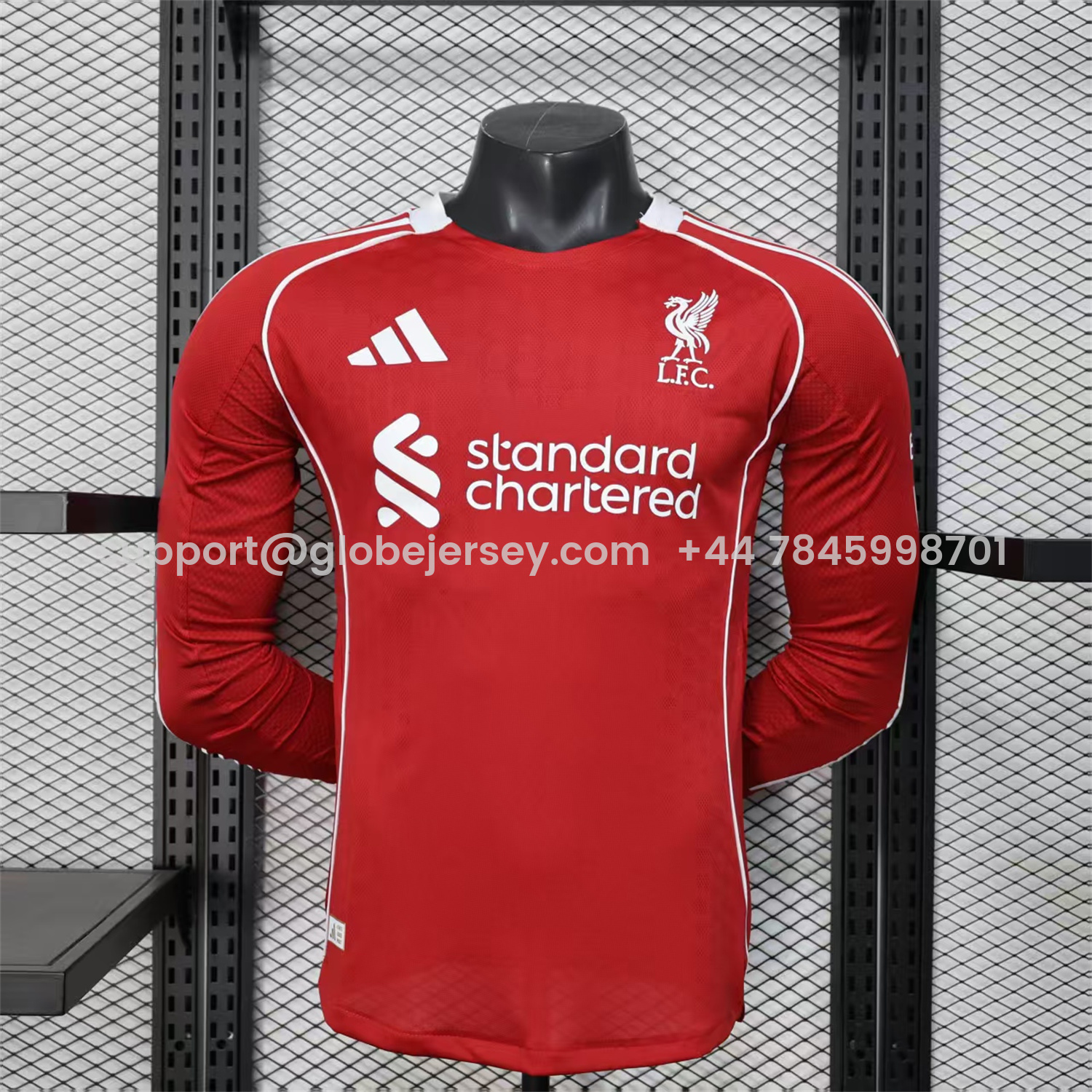Liver.pool 25-26 Home Long Sleeves Jersey - Player Version