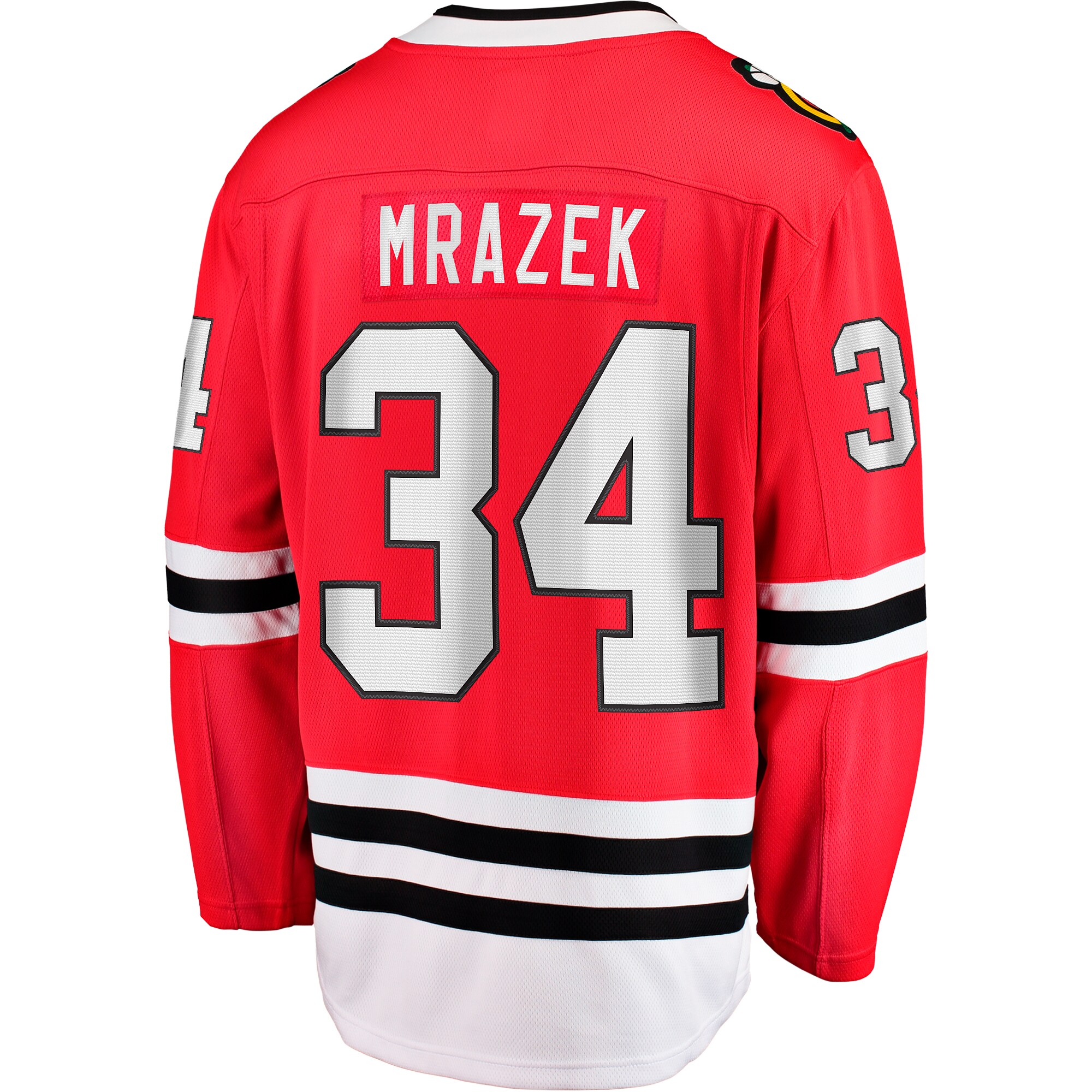 Petr Mrazek Chicago Blackhawks Fanatics Home Breakaway Jersey – Red