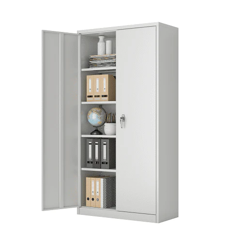 Supeer Black Metal Storage Cabinet, 72