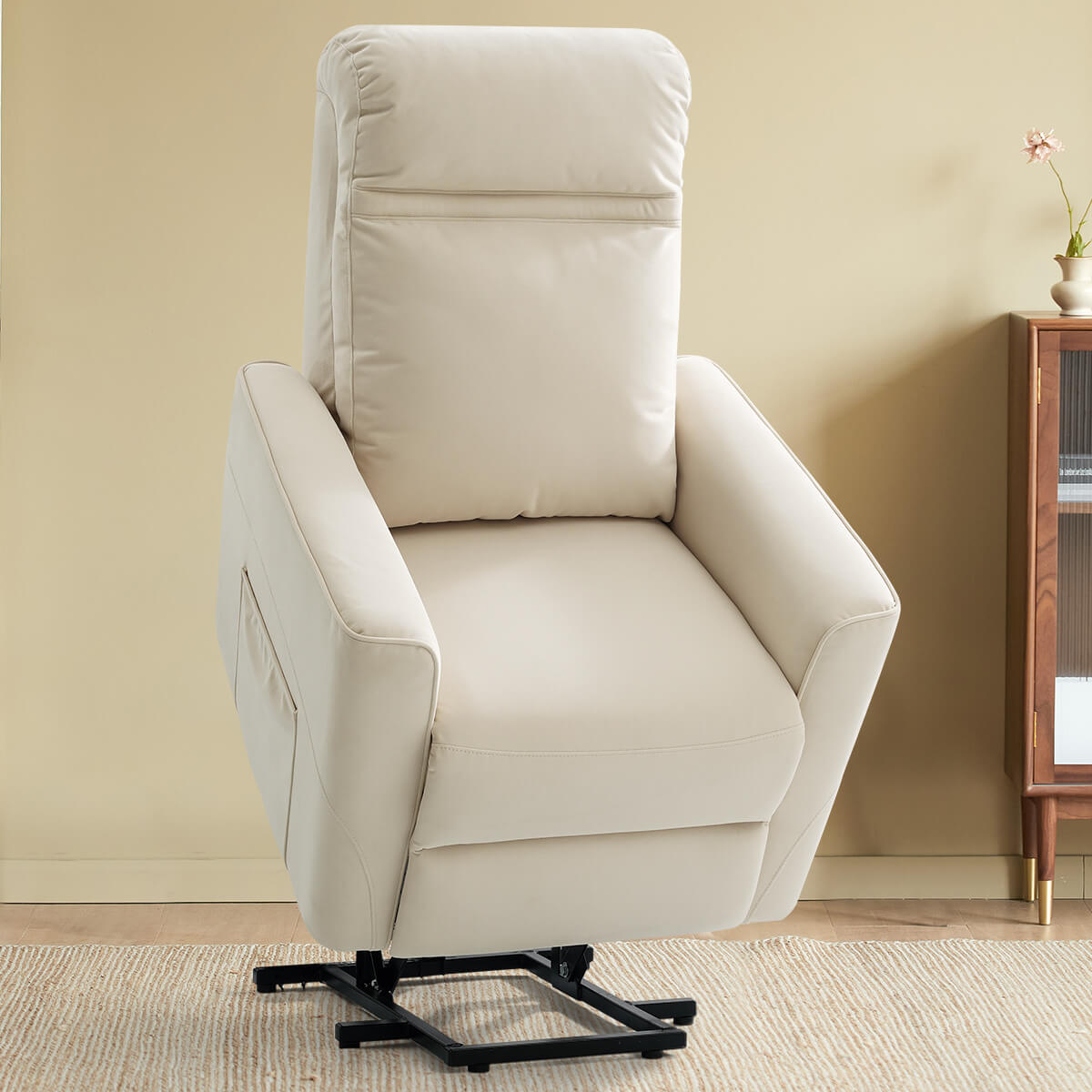 Power Lift Chair with Kneading Massage. Fabric
