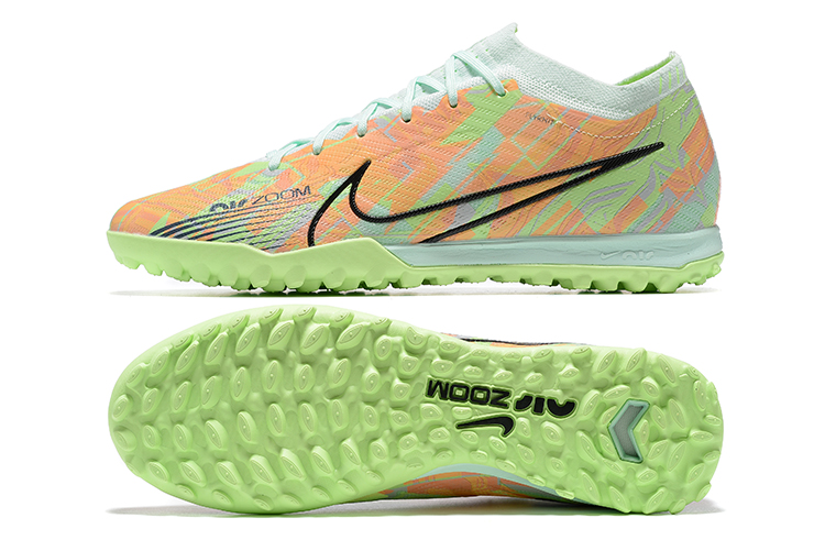 Assassin 15th generation low-top fully knitted waterproof MD air cushion grass spike football shoes