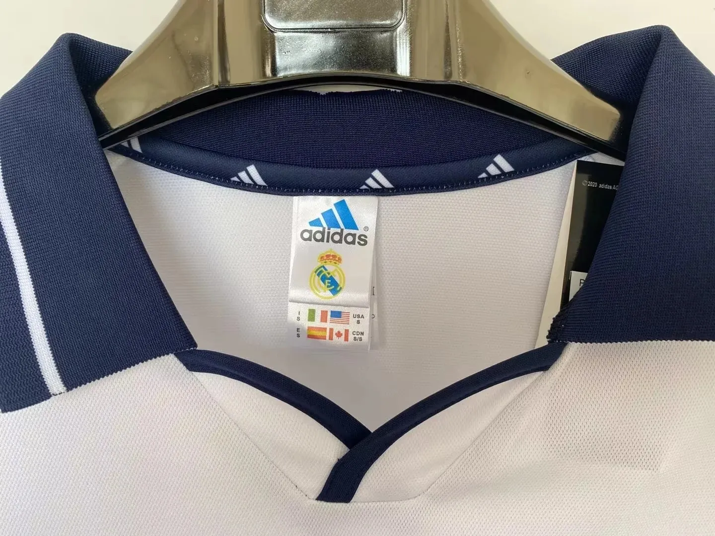 2000/01 Real Madrid home retro jersey