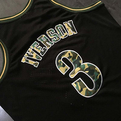 Allen Iverson Philadelphia 76ers 3 Black MN