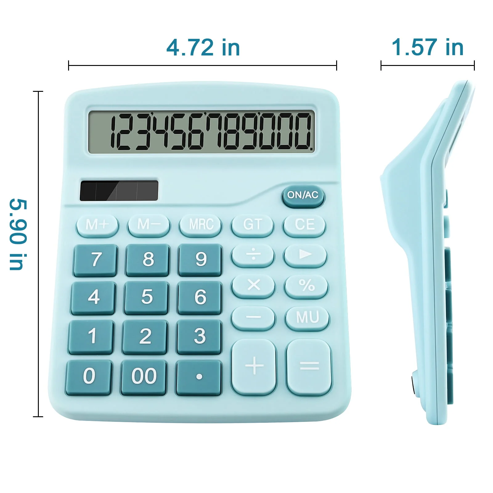 Tocorpie Office Desktop Calculator 12 Digit Solar Calculators Dual Power