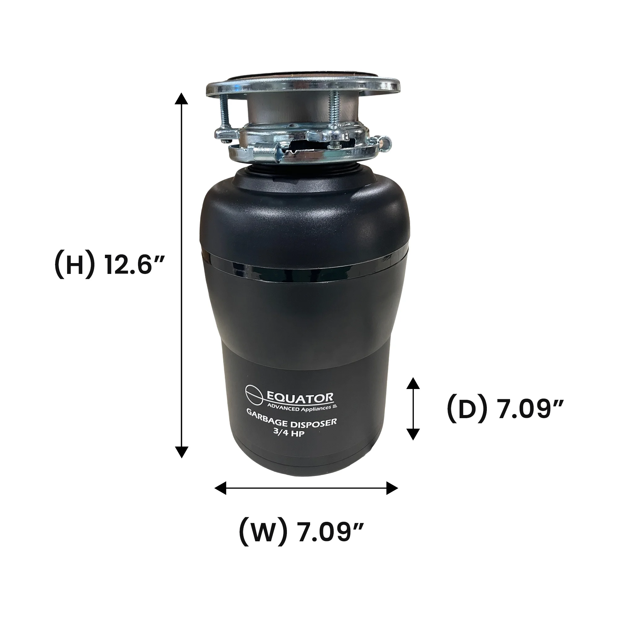 Equator 24 in Dishwasher 14 place  3/4 HP Garbage Disposer QUIET 51dB 110V E-Star ADA