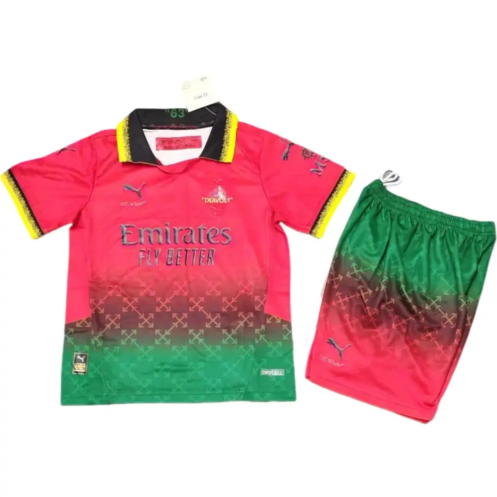 AC Milan Away Jersey for Kids 2025-26 - Fan Edition