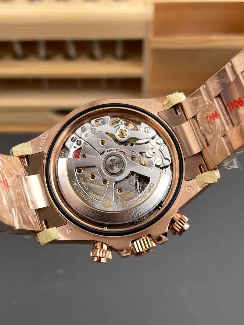 Rolex Daytona Black Gold Rose Gold Diamond V3