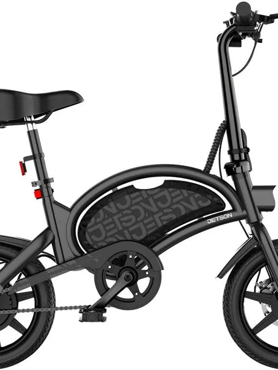 Jetson Bolt Pro 2025 Electric Bike – 30-Mile Range. 15.5 mph Top Speed. Matte Black Finish