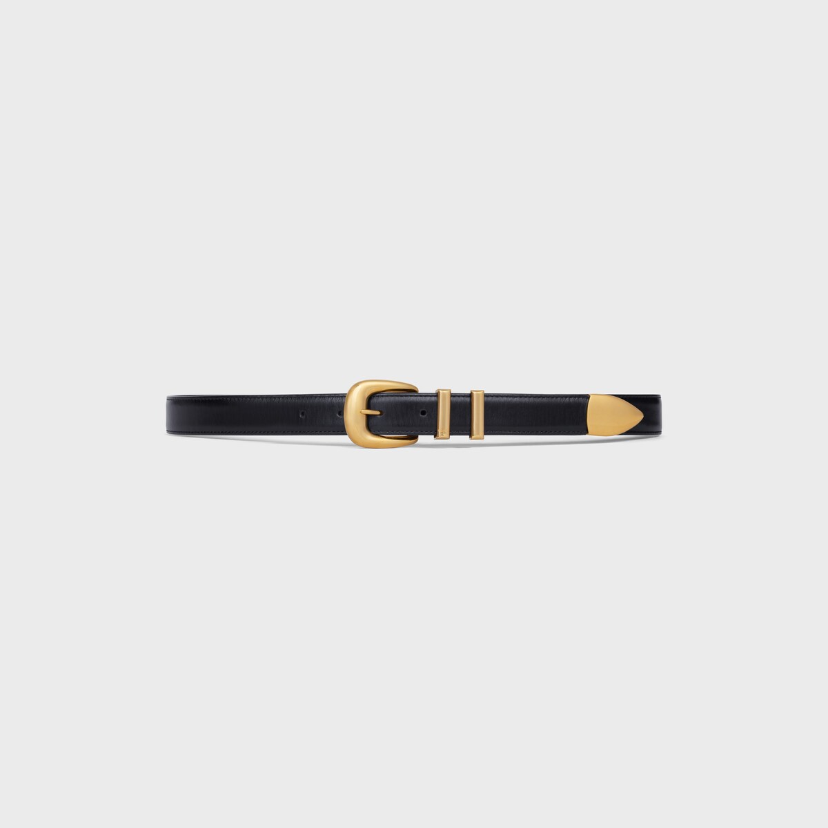 MEDIUM WESTERN BELT in Taurillon Leather