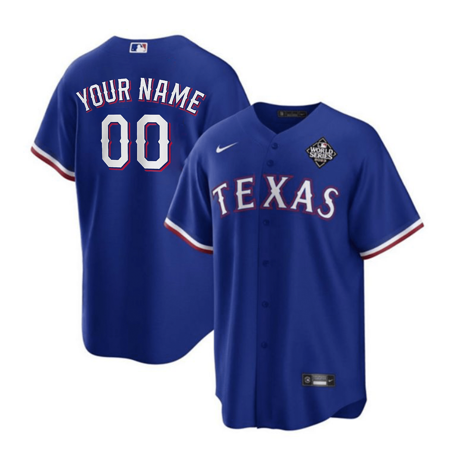 YOUTH Texas Rangers World Series Jerseys