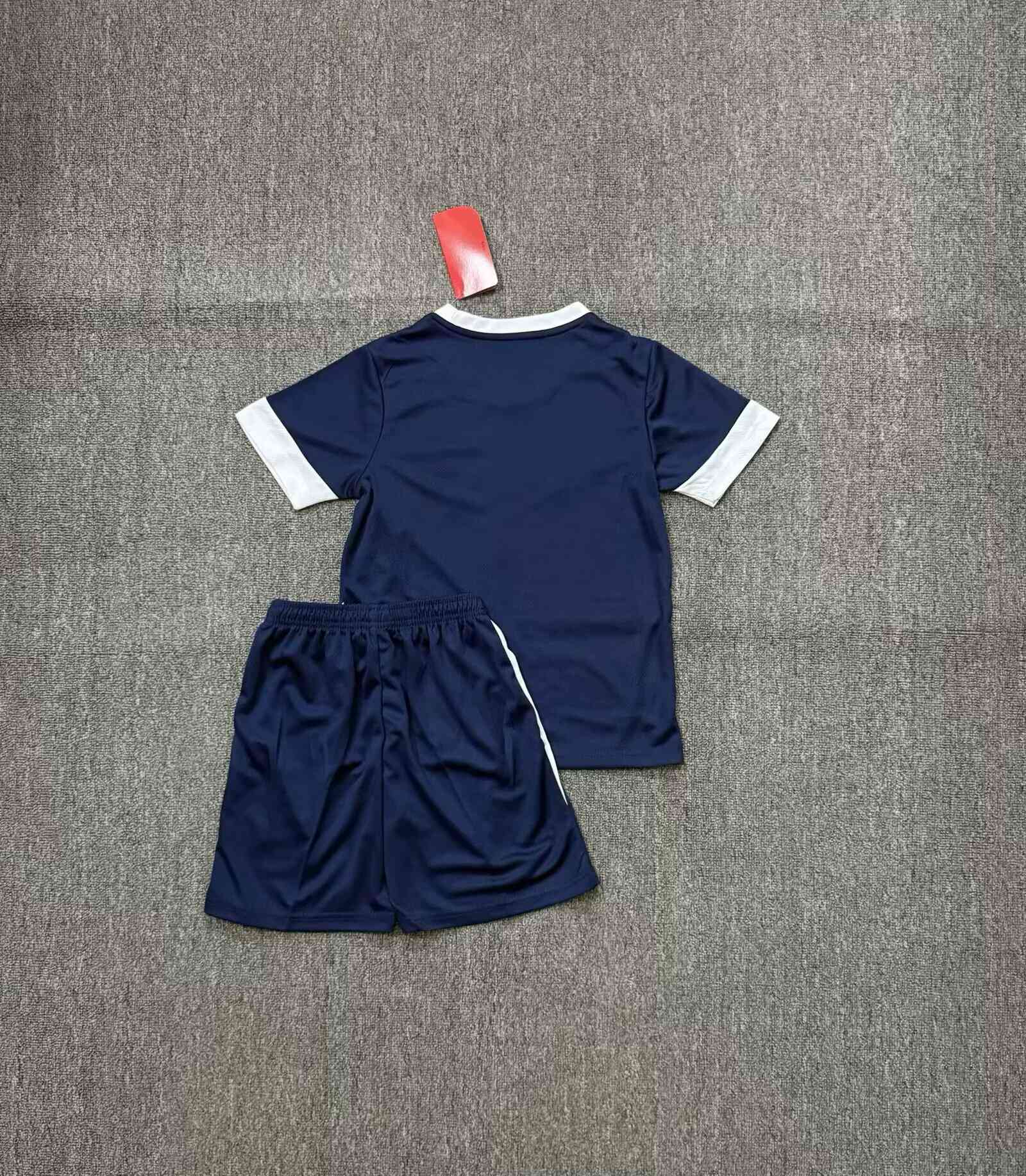 2025 Kids Size Portugal Training Royal Blue Football Shirt 1:1 Thai Quality