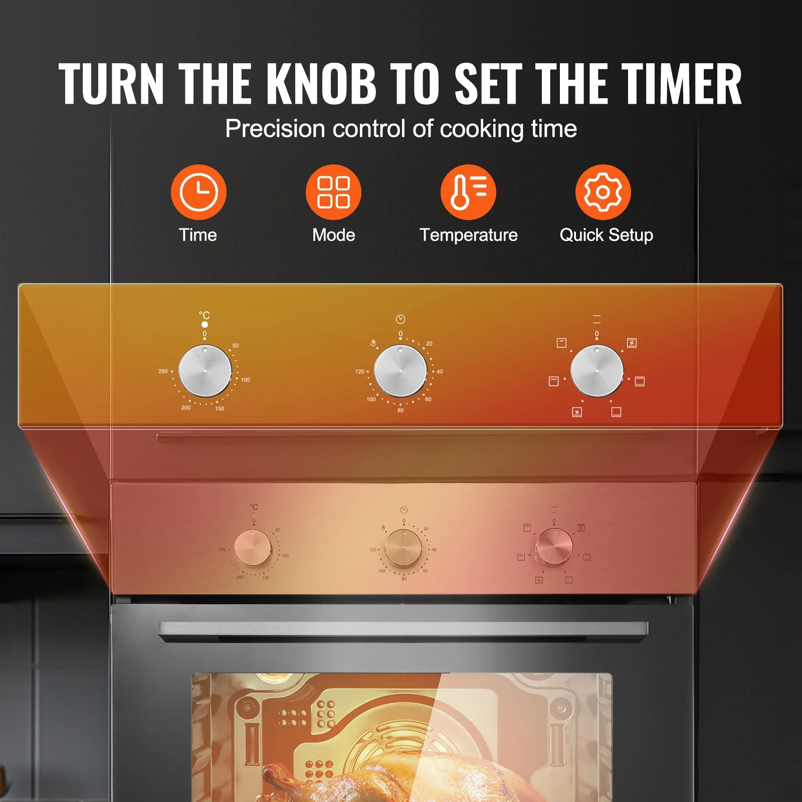 KFFKFF Single Wall Oven, 24