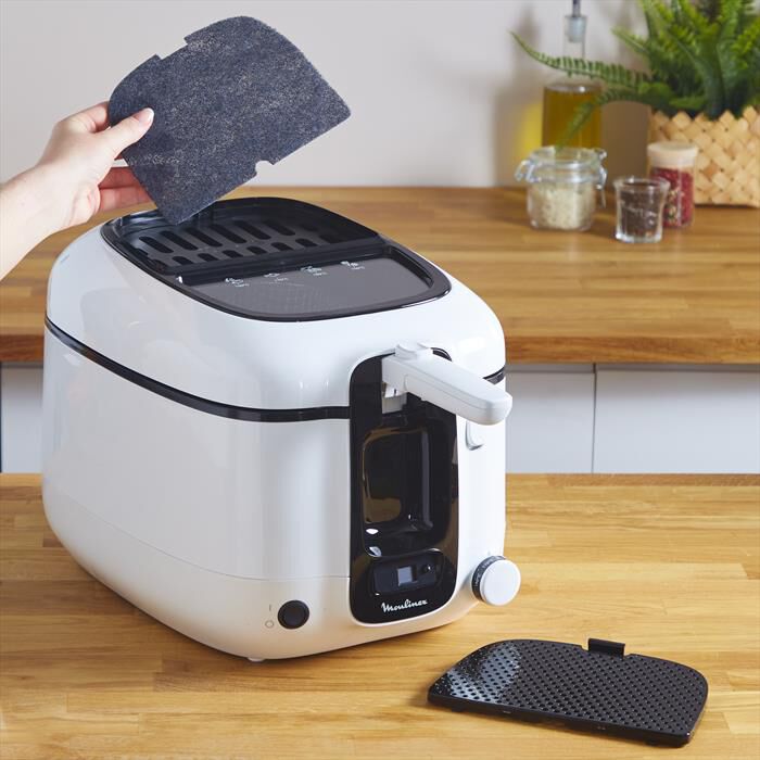 MOULINEX - AM3140 Super Uno Friggitrice Elettrica-Bianco