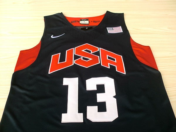 2012 American Dream Team No. 13 Paul Blue Embroidered Jersey