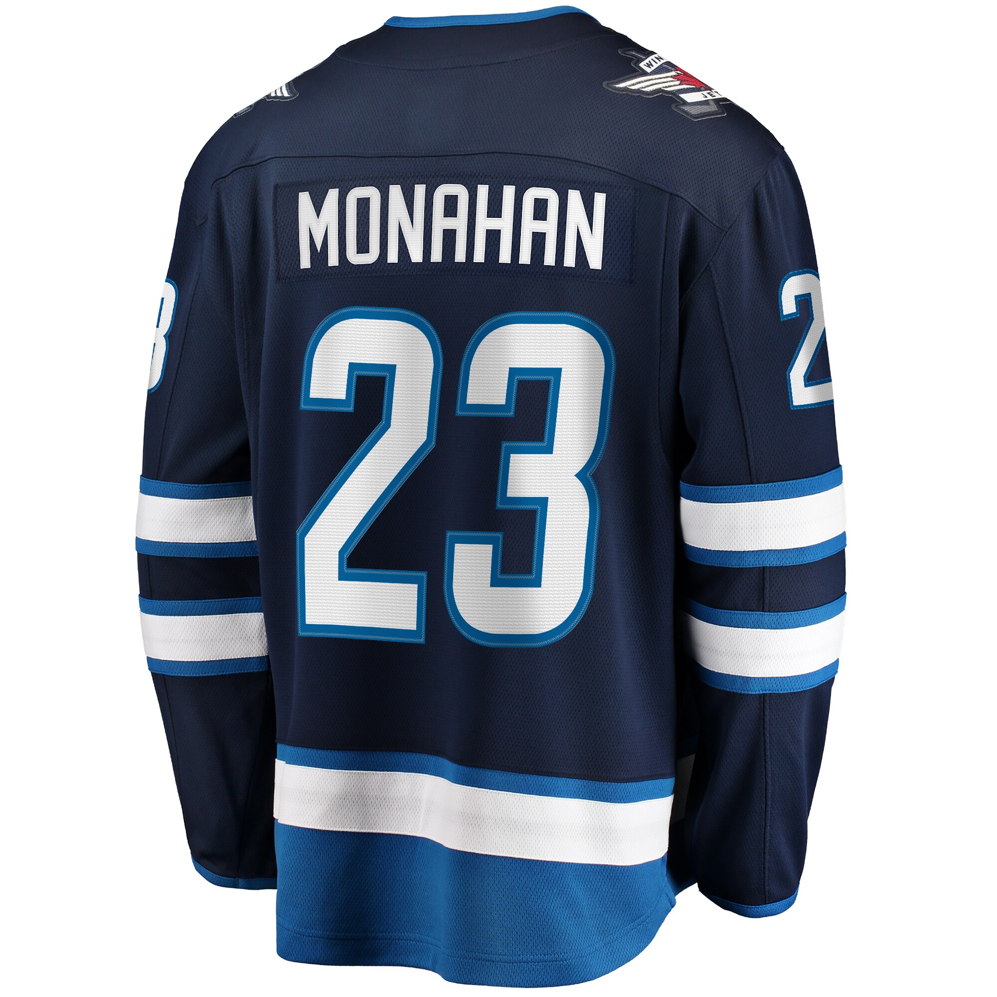 Sean Monahan Winnipeg Jets Fanatics Home Premier Breakaway   Jersey – Navy