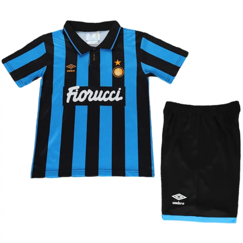 1992/94 Inter Milan Home Retro Children's Jersey Set - Fans Edition