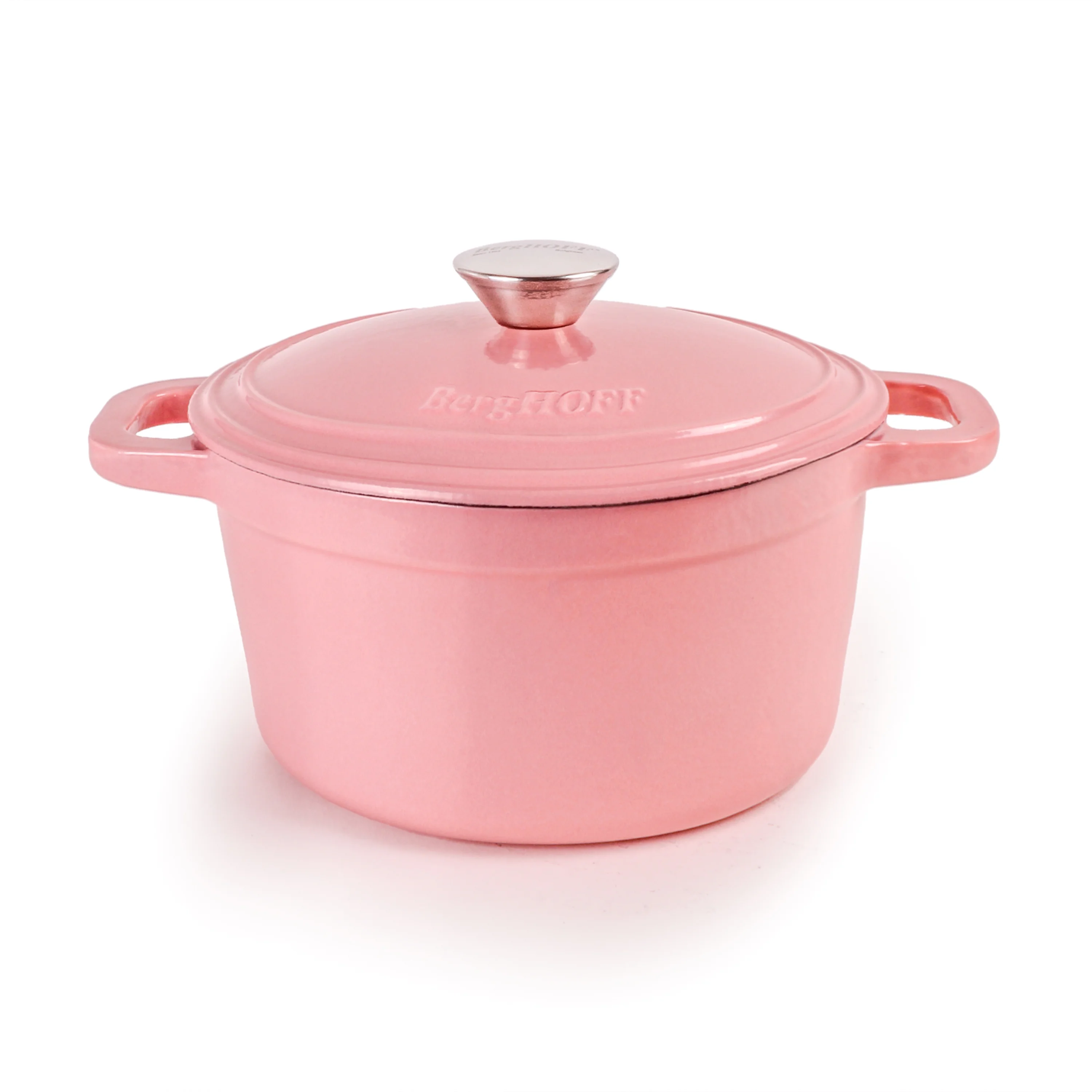 BergHOFF Neo 4Pc Cast Iron Set: 3qt. Covered Dutch Oven & 7qt. Covered Stockpot, Blue