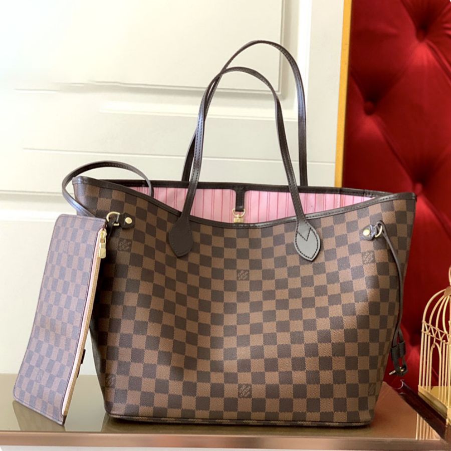LV Neverfull Monogram Damier Totebag