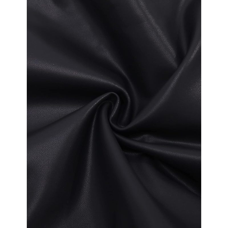 Women's Faux Leather Leggings Pants PU Elastic