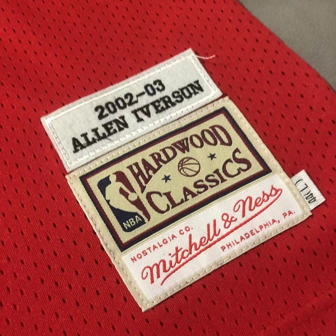 Allen Iverson Philadelphia 76ers Throwback Jersey