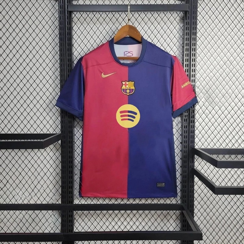 2024/2025 Barcelona Home(Big Sponsor) Football Shirt 1:1 Thai Quality