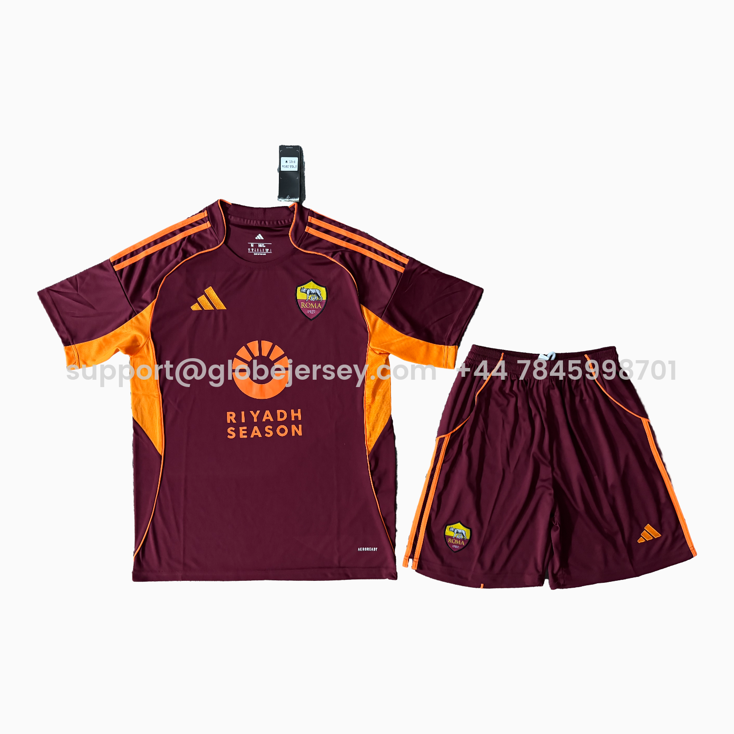 AS Roma 25-26 Home Men's Adult Jersey Set - Fans Version