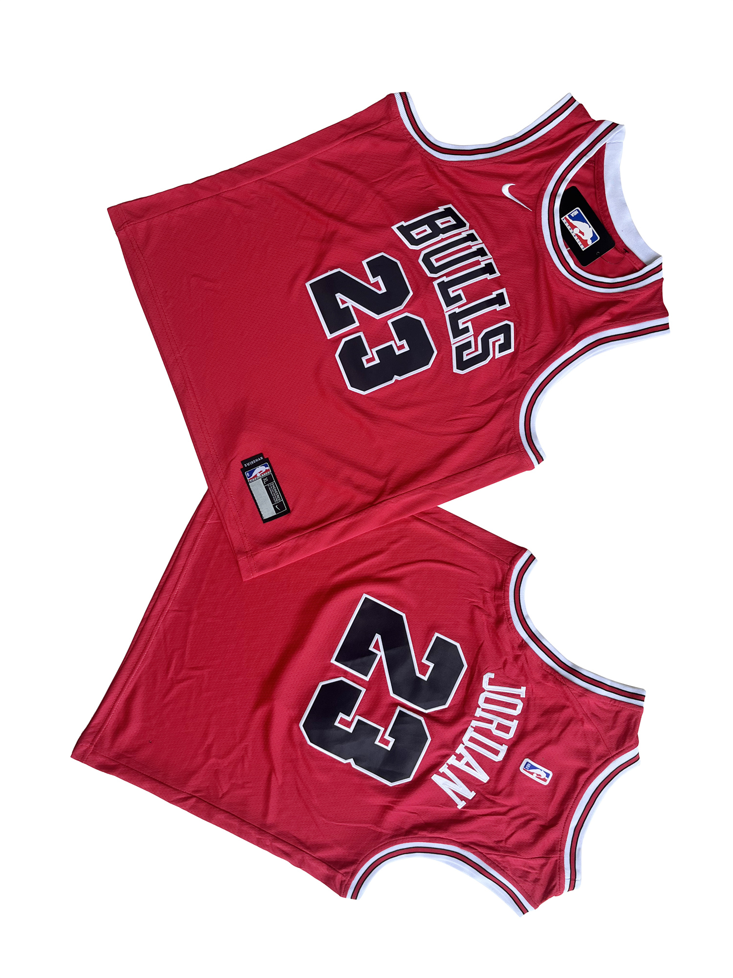 Youth Chicago Bulls #23 Michael Jordan Red Stitched NBA Swingman Jersey