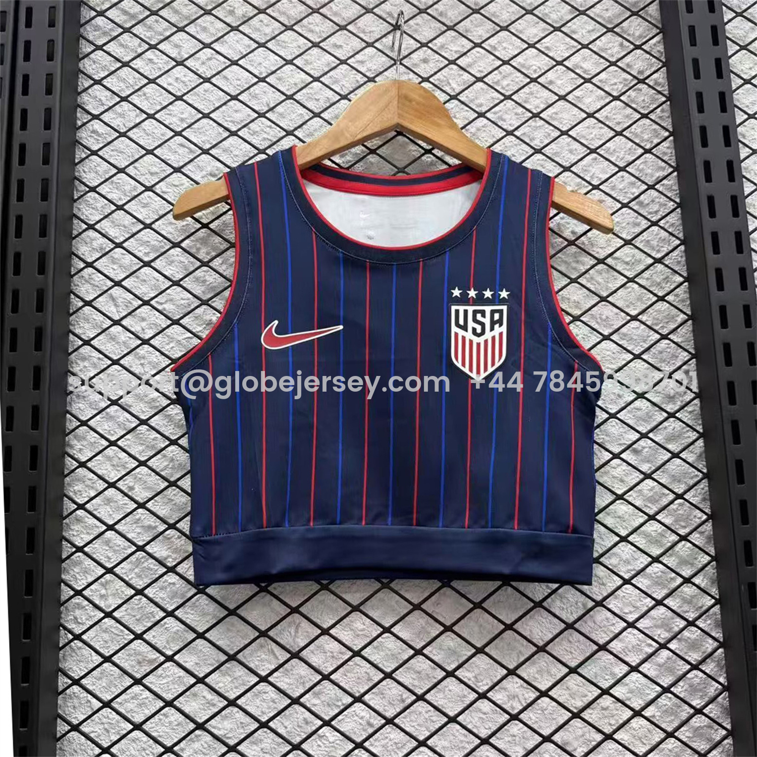 Women's United States USA 25-26 Women's Team Away Yoga Vest