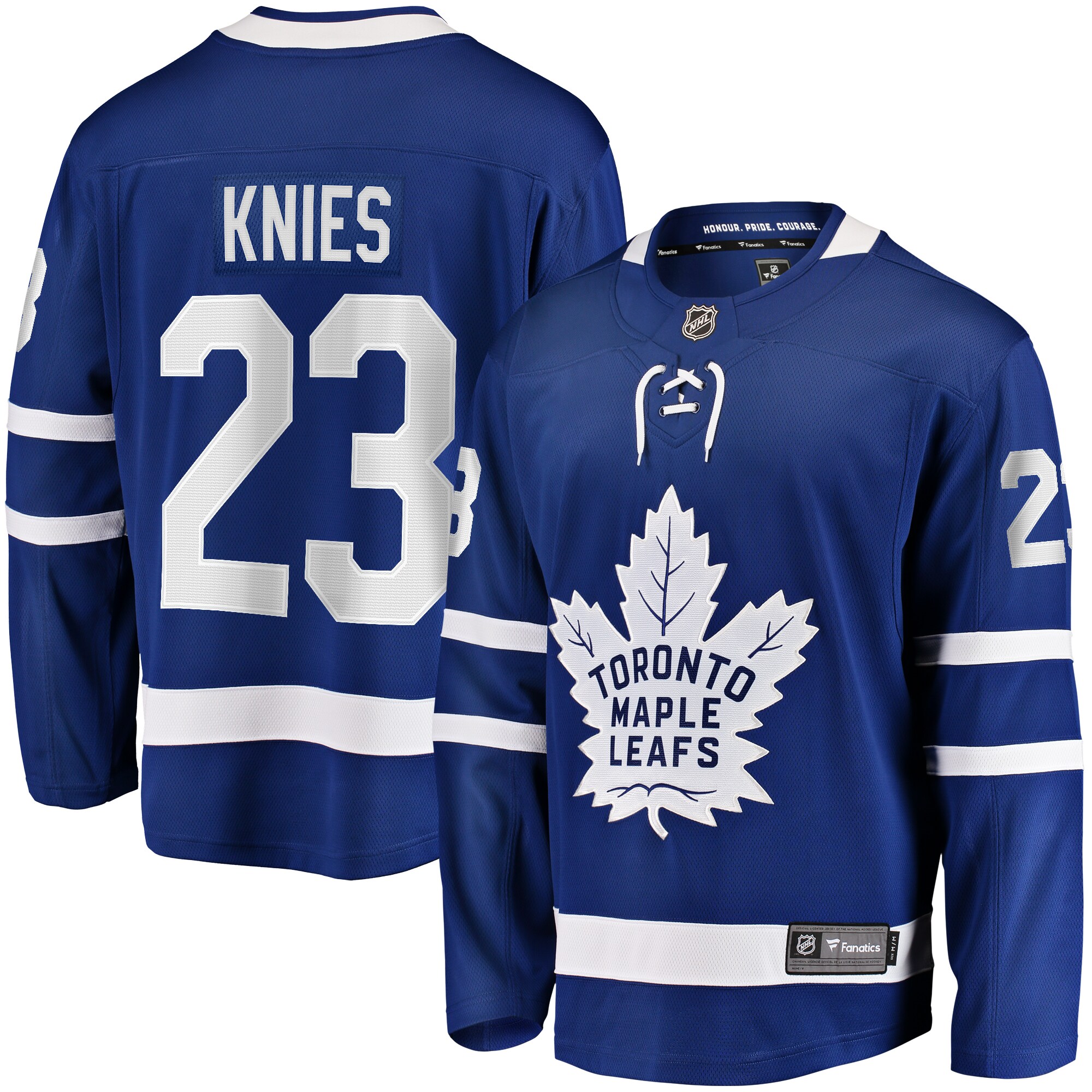 Matthew Knies Toronto Maple Leafs Fanatics Home Premier Breakaway   Jersey – Blue