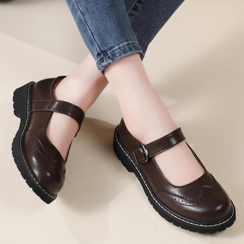 Mary Jane Shoes Women Platform Non-Slip