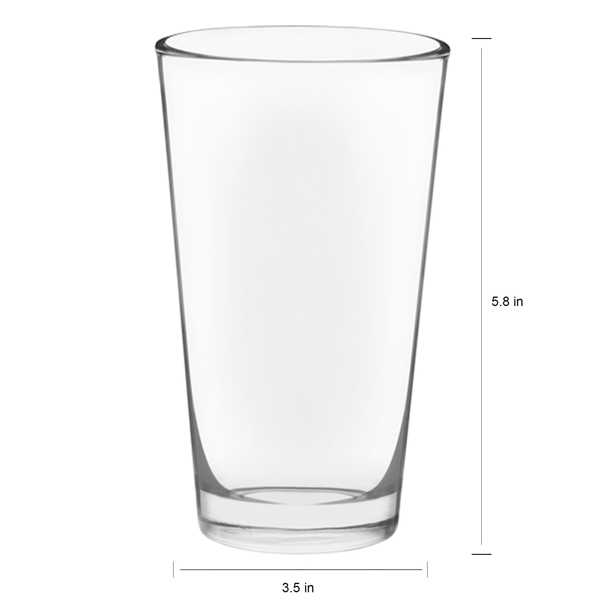 Libbey Preston Drinkware Glass Set, 16-piece