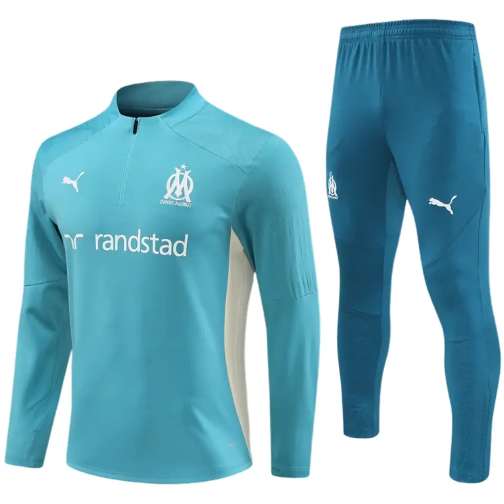 2024-25 New Season Marseille Hu Green Children's Training Jersey