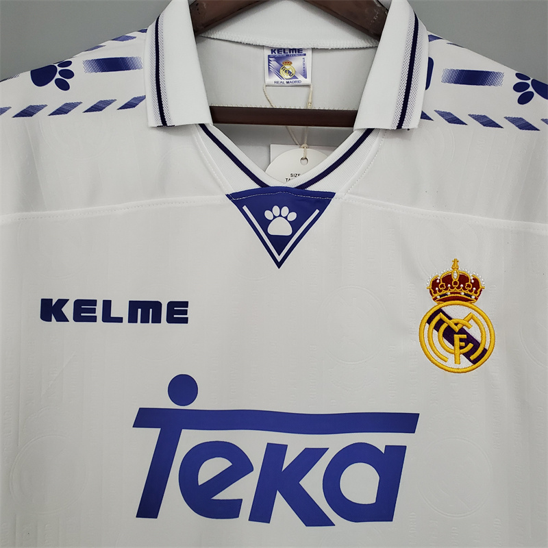 1996/1997 Retro Real Madrid Home Soccer Jersey 1:1 Thai Quality