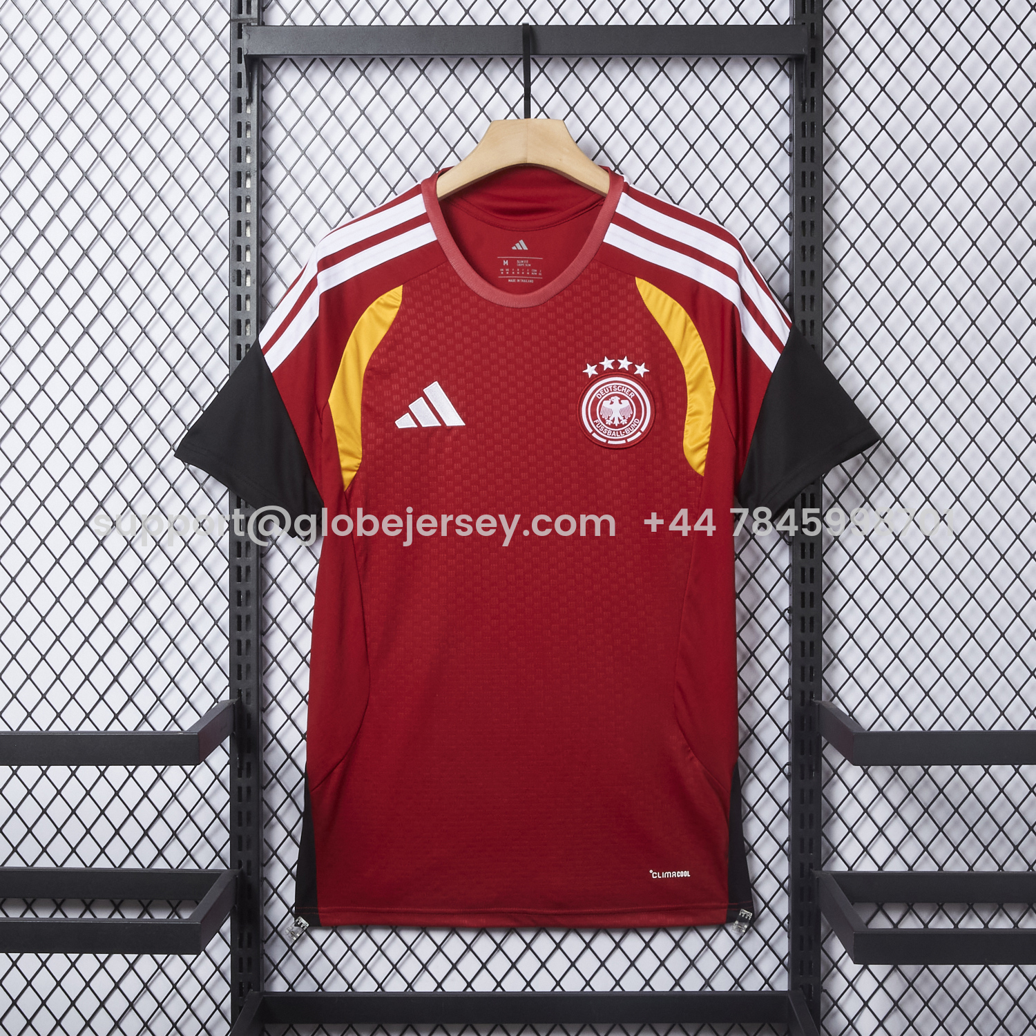 Germany 2026 Red Pre-Match Training Jersey - Fans Version