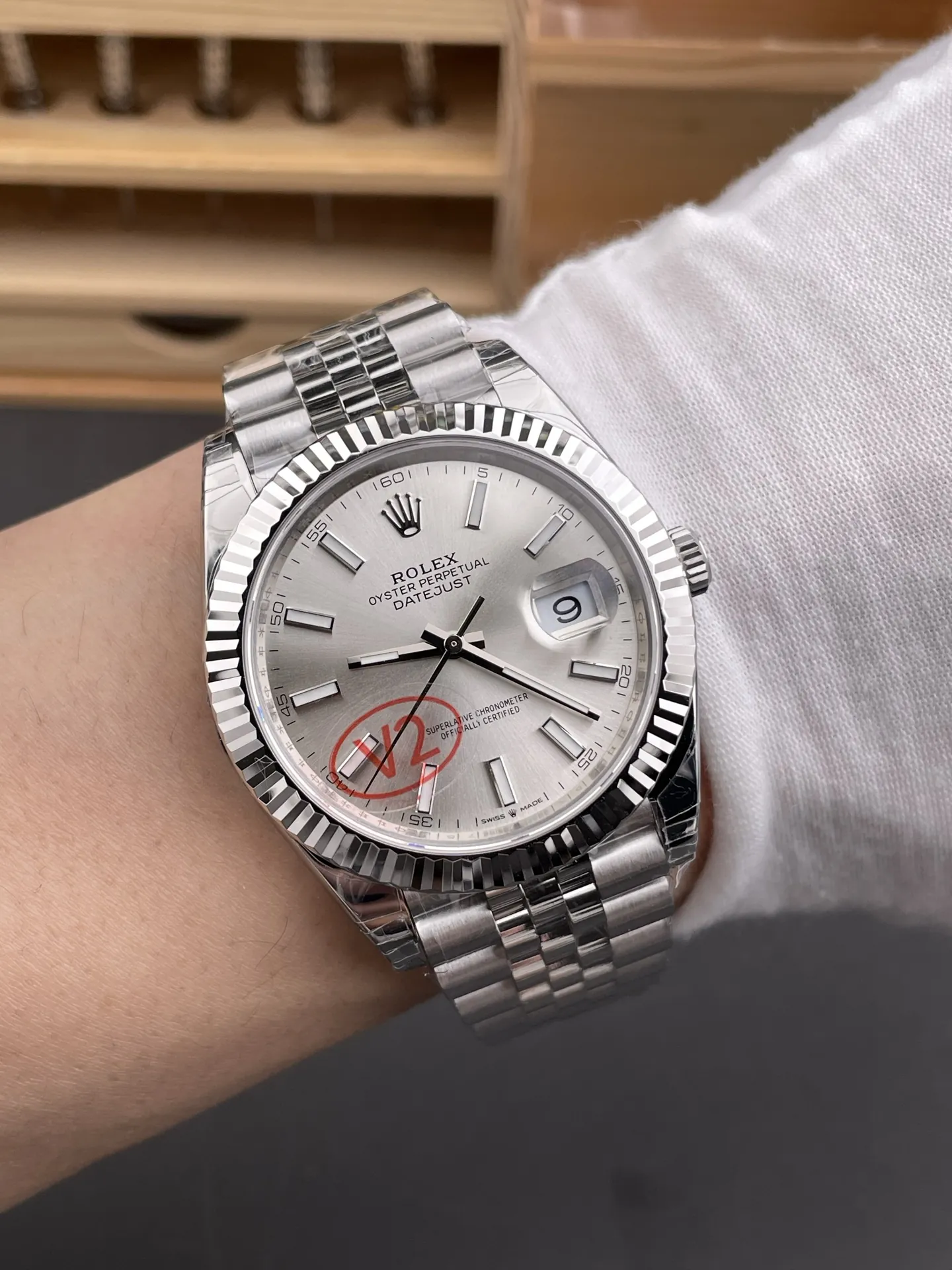 Rolex Datejust Silver Dial 41mm