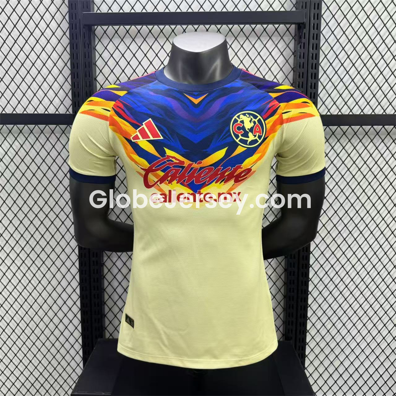 Club América 25-26 Blue Neck Light Yellow Special Jersey - Player Version
