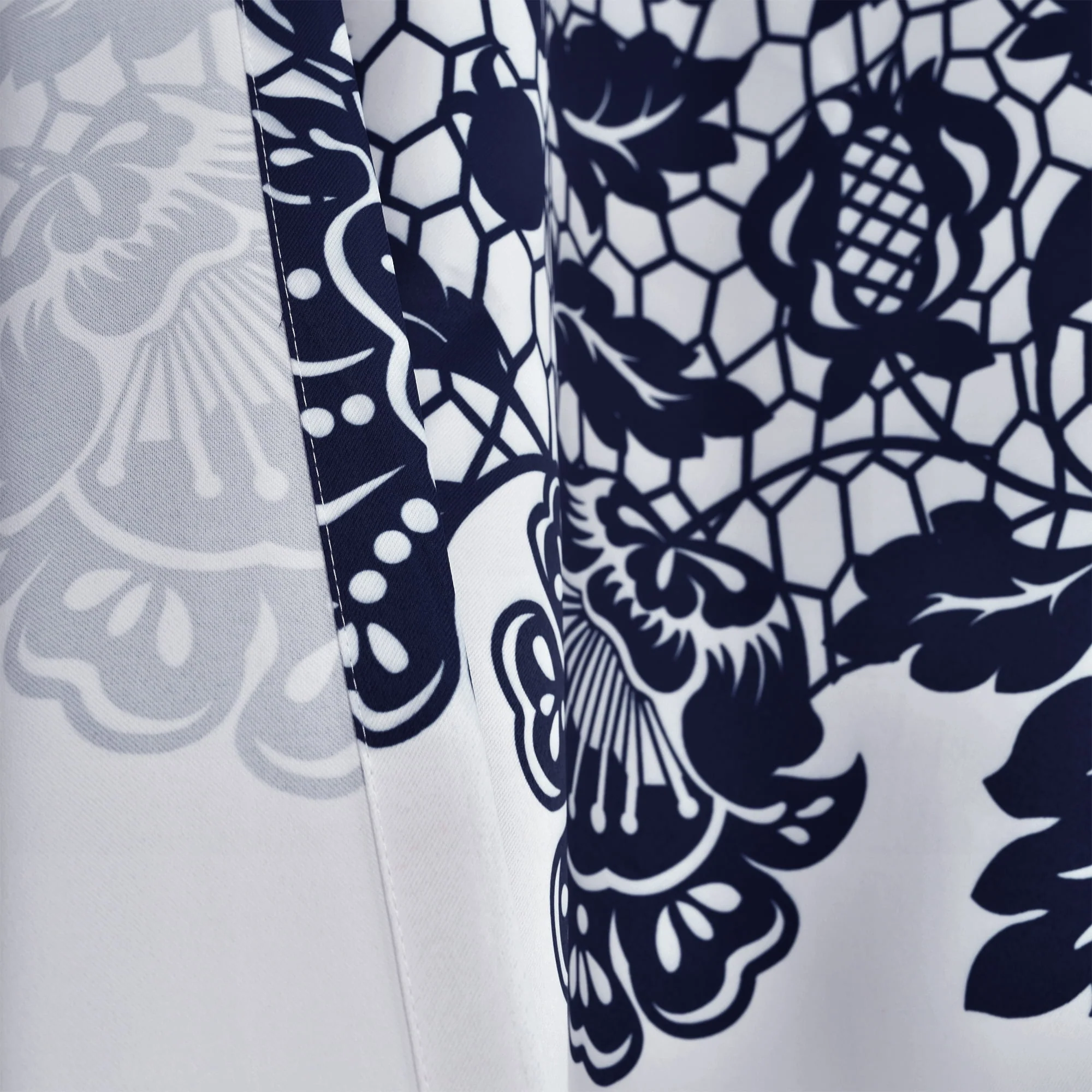 Lush Decor Estate Garden Print Room Darkening Window Curtain Panels Set
