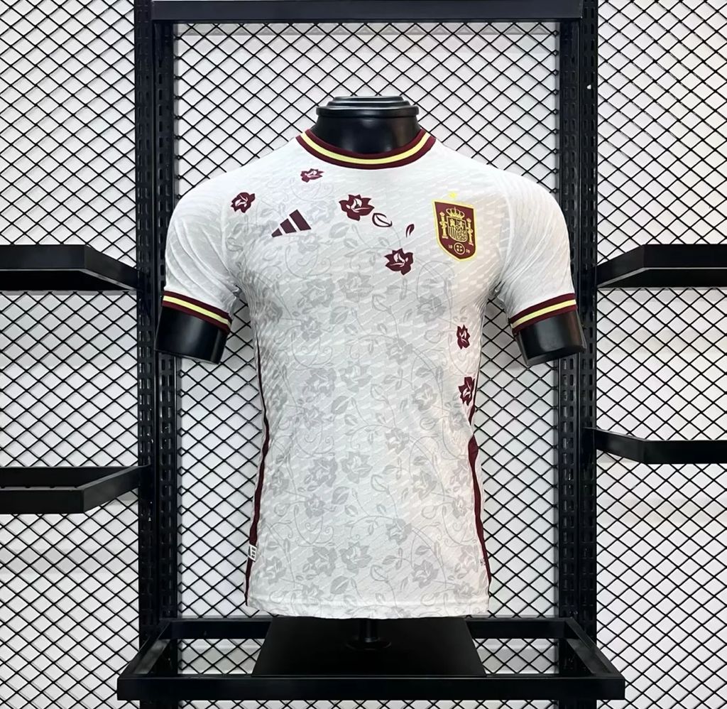 Spain 2024 White Special Edition Jersey - Player Version