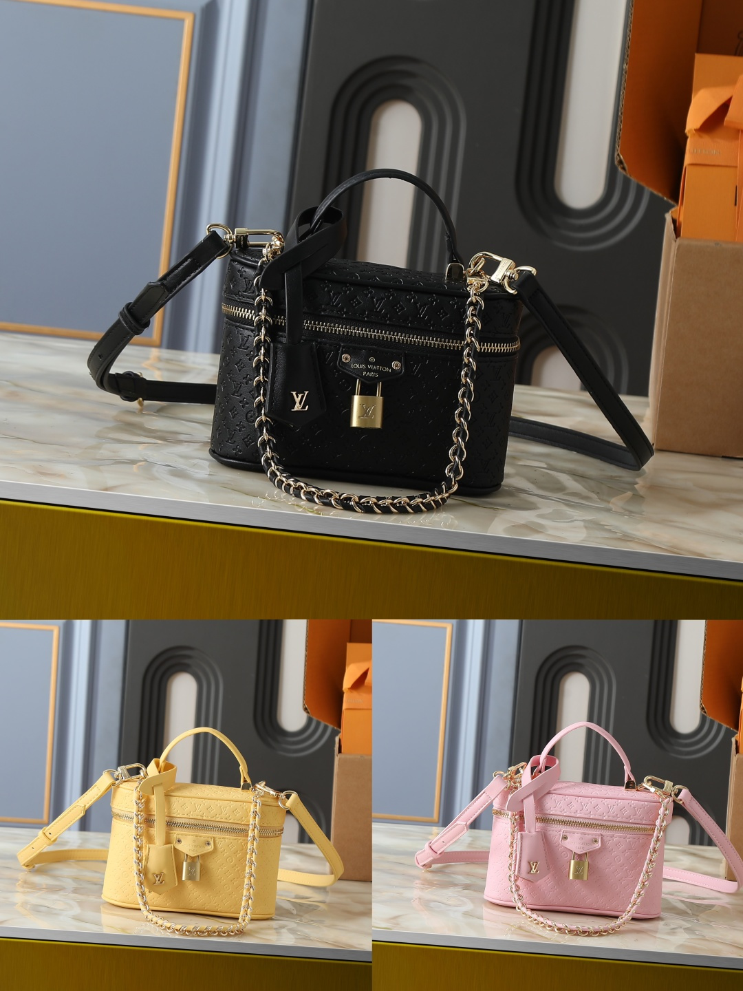 LV Vanity Chain Pouch Bag