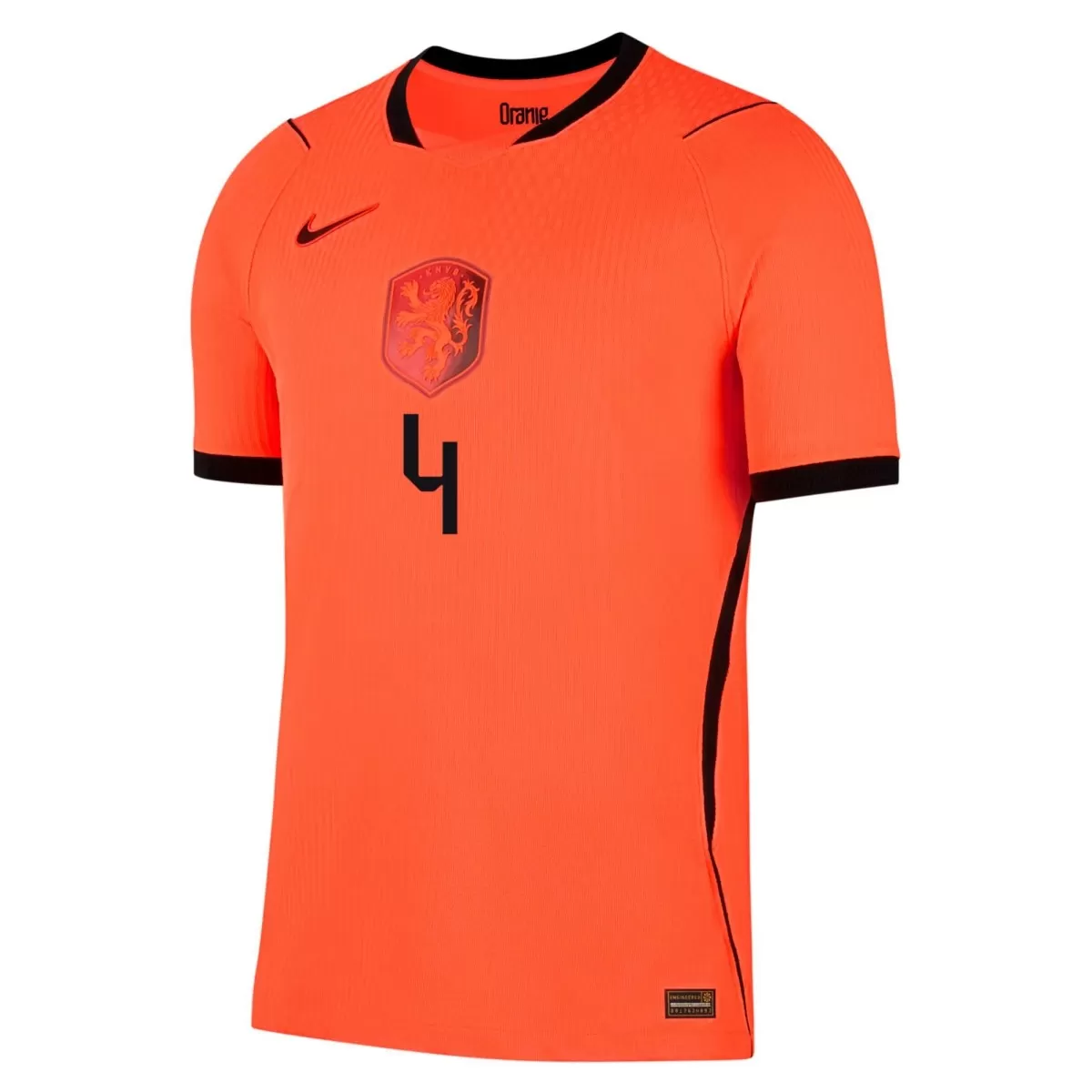 VIRGIL #4 Netherlands Home Player Version Jersey 2026 World Cup