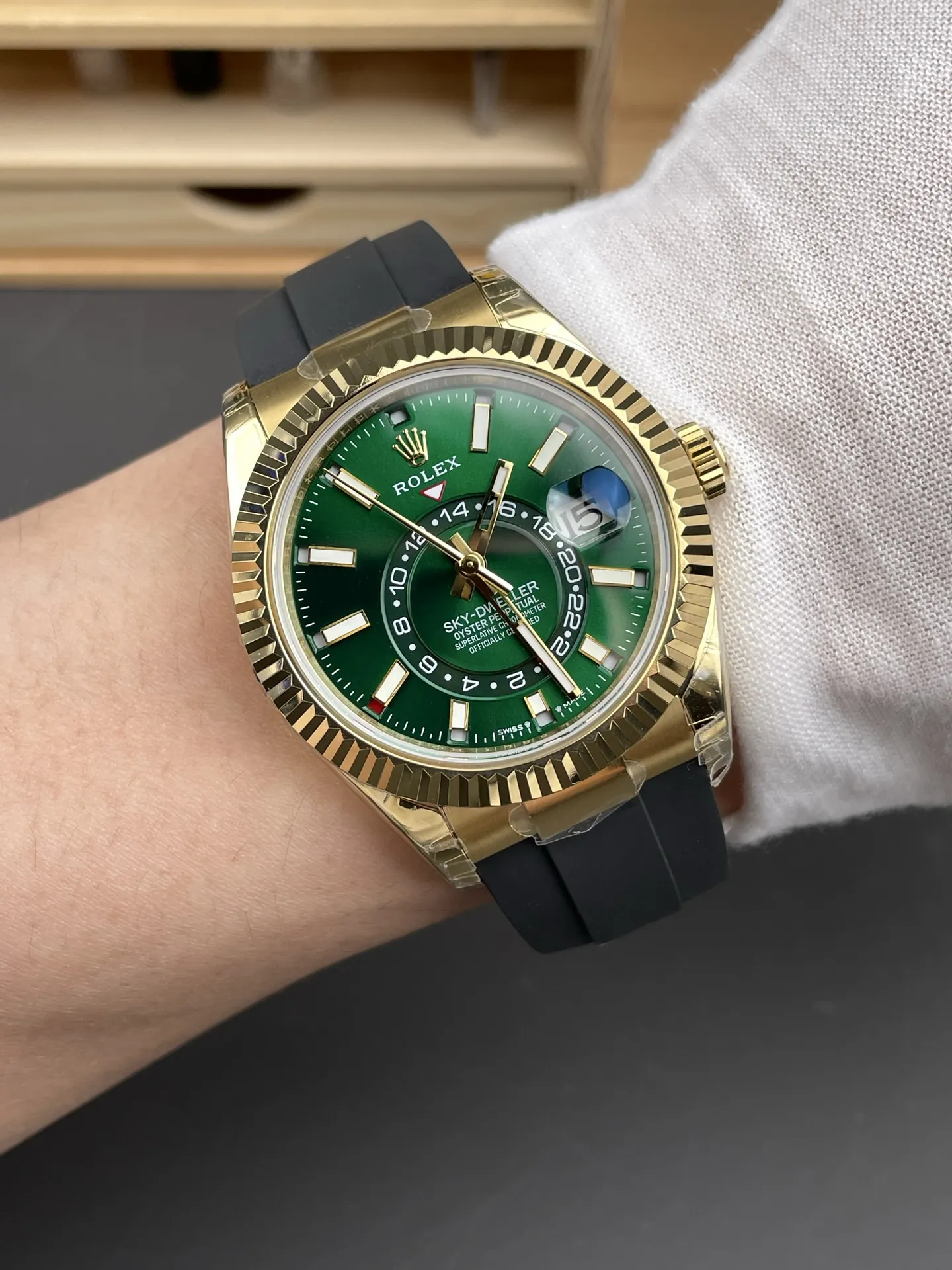 Rolex Sky-Dweller Green Dial 42mm