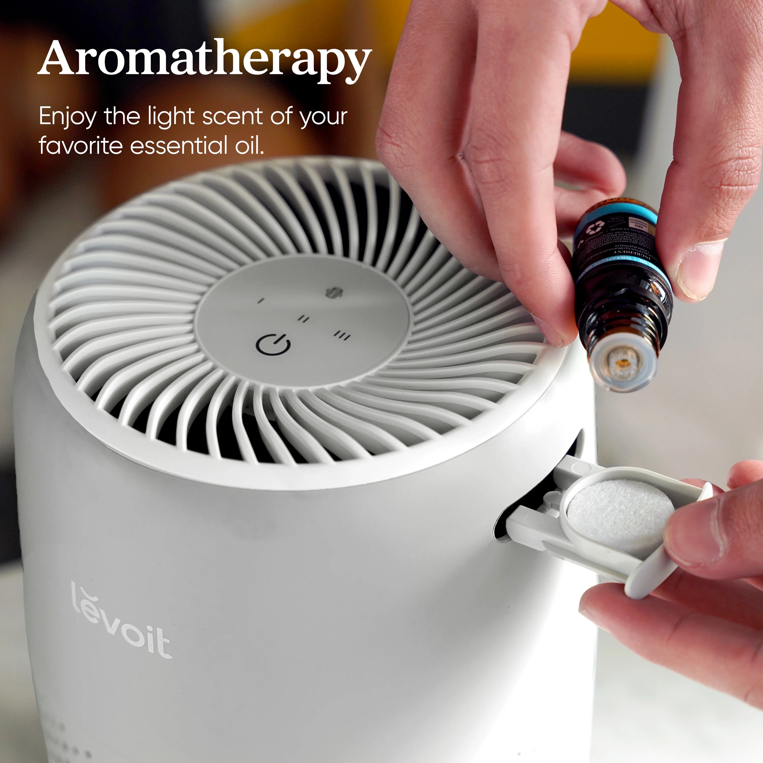 (3 pack) Levoit Core Mini-P 255 Sq Ft 3-Stage Filter Desktop Air Purifier with Aromatherapy, Gray